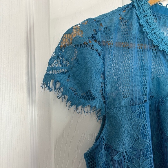 2 for 1 Bundle Michael Kors M Navy Floral Flutter Tank/NWT Ultra Pink Teal Tank - Picture 12 of 14